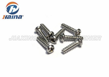 316 Paslanmaz Çelik Makina Vidalar Çap 2mm 6mm ile Pan Başkanı - 65mm Konu