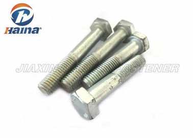 Hex Başkanı Cıvata Sıcak daldırma Yarım Stock Gr.8.8 Hex Cıvata Konu Galvanizli