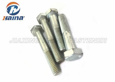 Hex Başkanı Cıvata Sıcak daldırma Yarım Stock Gr.8.8 Hex Cıvata Konu Galvanizli