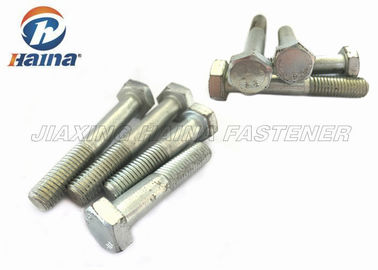 Hex Başkanı Cıvata Sıcak daldırma Yarım Stock Gr.8.8 Hex Cıvata Konu Galvanizli