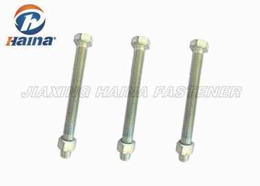 Hex Başkanı Cıvata Sıcak daldırma DIN933 M12x130 Gr.8.8 Hex Cap Vidalar Galvaniz