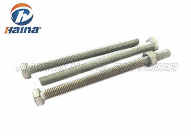 Hex Başkanı Cıvata Sıcak daldırma DIN933 M12x130 Gr.8.8 Hex Cap Vidalar Galvaniz