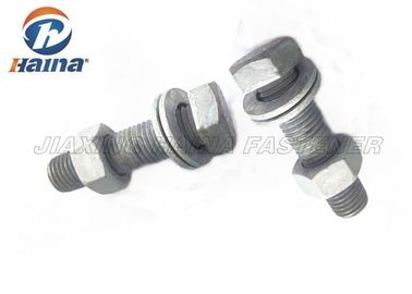 Kimya Sanayi Sağ Konu Hex Başkanı Cıvata Çinko Kaplama Gri Renkli M16 * 85
