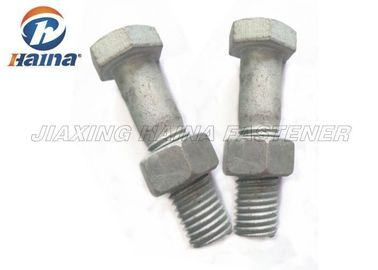 Kimya Sanayi Sağ Konu Hex Başkanı Cıvata Çinko Kaplama Gri Renkli M16 * 85