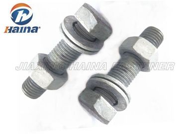 Kimya Sanayi Sağ Konu Hex Başkanı Cıvata Çinko Kaplama Gri Renkli M16 * 85