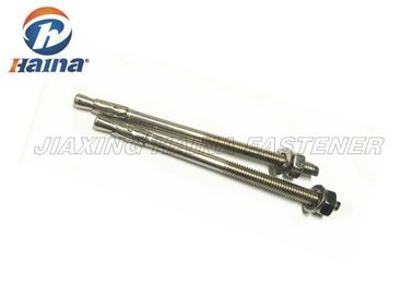 Yuvarlak Başlı M6 * 100 A2 A4 Paslanmaz Çelik Katı Beton Kama Ankrajları