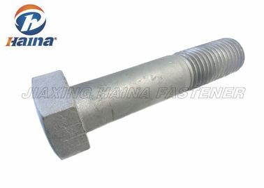 Ağır Hex Yapısal Cıvata ASTM A490 / A490M, Siyah Metrik Hex Cıvata M24 X 100