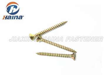 DIN7505 5X30mm Pozi Tahrik Csk Kafa Kendiliğinden Sürmeli Vidalar Sarı Çinko Kaplama 30MM Uzunluk