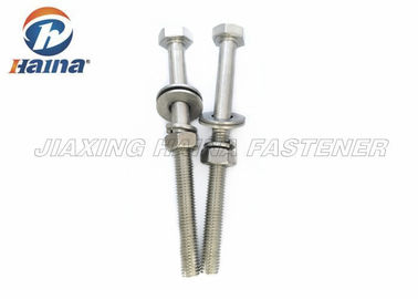 Paslanmaz Çelik 304 316 M20 X 90mm Altıgen Başlı Cıvata ve Pullar ile Somunlar