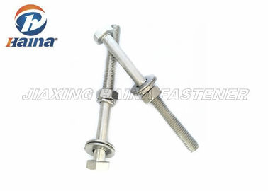 Paslanmaz Çelik 304 316 M20 X 90mm Altıgen Başlı Cıvata ve Pullar ile Somunlar