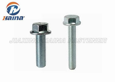 M3 - M80 DIN 6921 Sınıf 4.8 Makineler İçin Tam Dişli Altıgen Flanşlı Cıvatalar