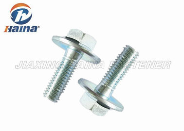 Sol Tam Konu Hex Başkanı Cıvata UNC Mavi Çinko Kaplama DIN 6921 10.9 Sınıf