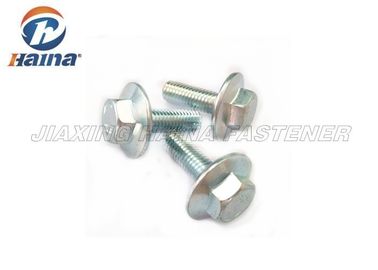 M8 X 25 Karbon Çelik Altıgen Başlı Flanş Cıvatası Özelleştirilmiş Sol İplik / Sağ İplik