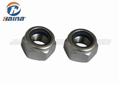 Paslanmaz Çelik 304 DIN985 DIN982 Metrik Thead Hex Naylon İç Kilit Somunları