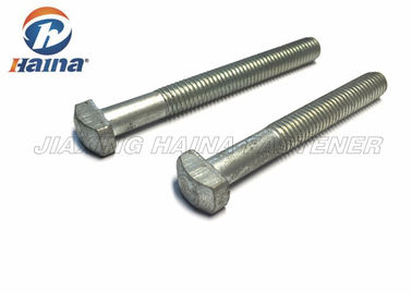 Demiryolu Olmayan Standart Özel Bağlantı Elemanları Düz ​​Finish Sınıf 4.8 T Bolt Hammer Başkanı