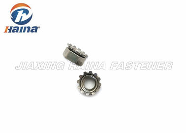 Paslanmaz Çelik 304 316 Düz Renkli K-Lock Somunlar, İplik Pullu