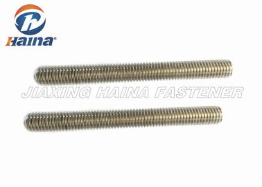 DIN 976 Paslanmaz Çelik SS304 SS316 M2-M72 Tam Dişli Çubuk