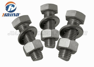 GB Yarım Dişli Altıgen Başlı ss304 ss316 M4-M36 Başlı Cıvata Ve Somun