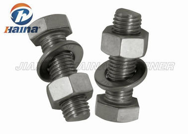 GB Yarım Dişli Altıgen Başlı ss304 ss316 M4-M36 Başlı Cıvata Ve Somun