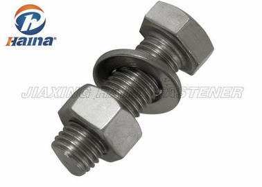 GB Yarım Dişli Altıgen Başlı ss304 ss316 M4-M36 Başlı Cıvata Ve Somun
