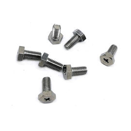 SS304 / 316 Çapraz Gömme Altıgen Başlı Phillips Makine Vidaları