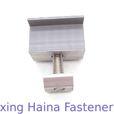 Altıgen Soket Başlı Vidalı Orta Alüminyum Güneş Paneli Montaj Kelepçesi