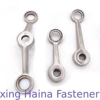 Paslanmaz Çelik 304 316 Perde Duvar Montajı için Tek Kol Cam Örümcek