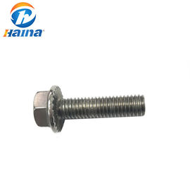50mm Length Plain Color DIN6921 Stainless Steel 304 316 Hex Flange Bolt